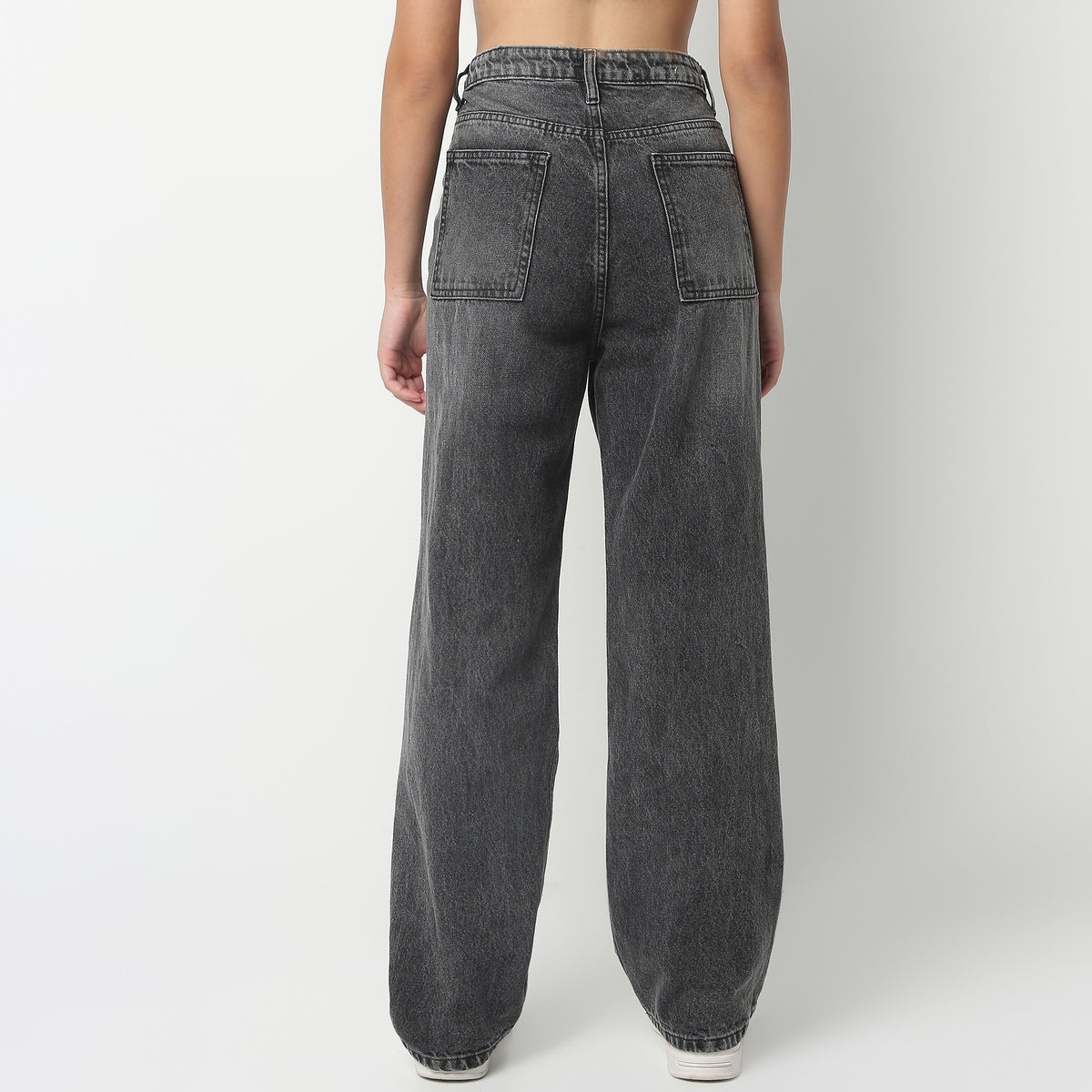 Full Length Straight Fit Solid with Stylish Jeans