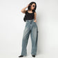Low waist Barrel Fit Street Look Jeans