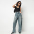 Low waist Barrel Fit Street Look Jeans