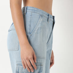 Highwaist Street Look Cargos