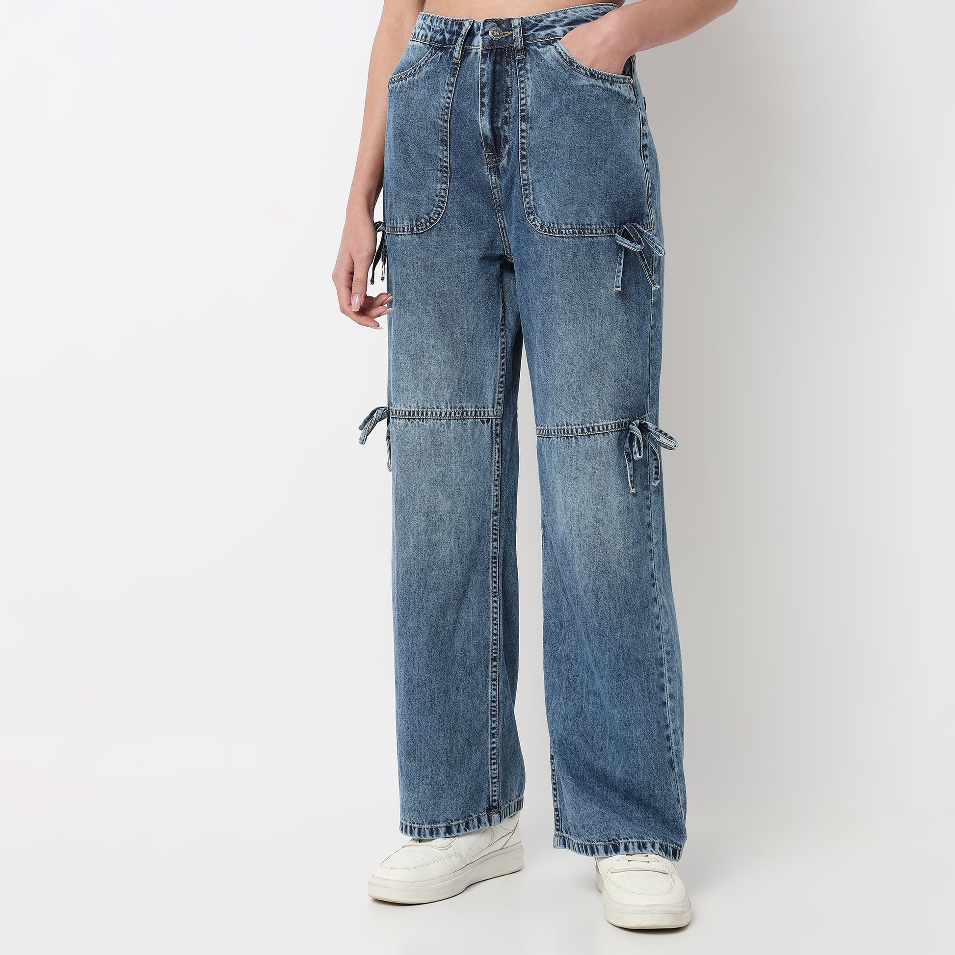 Street Look Straight Jeans 