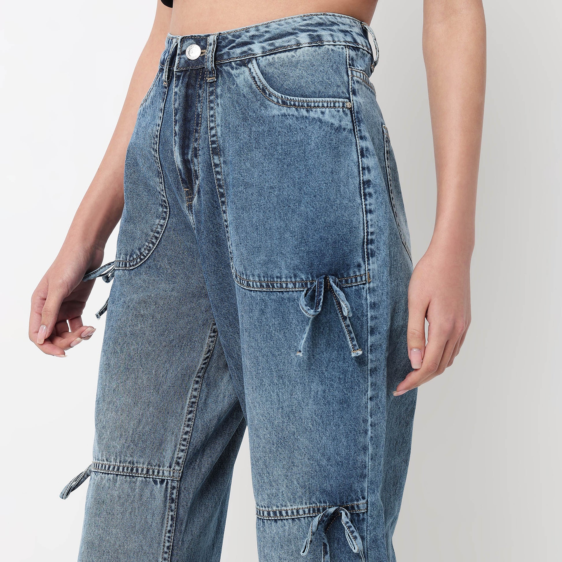 Street Look Straight Jeans 