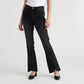 High Rise Bootcut Round Slit Bottom Denim