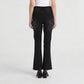 High Rise Bootcut Round Slit Bottom Denim