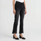 High Rise Bootcut Round Slit Bottom Denim