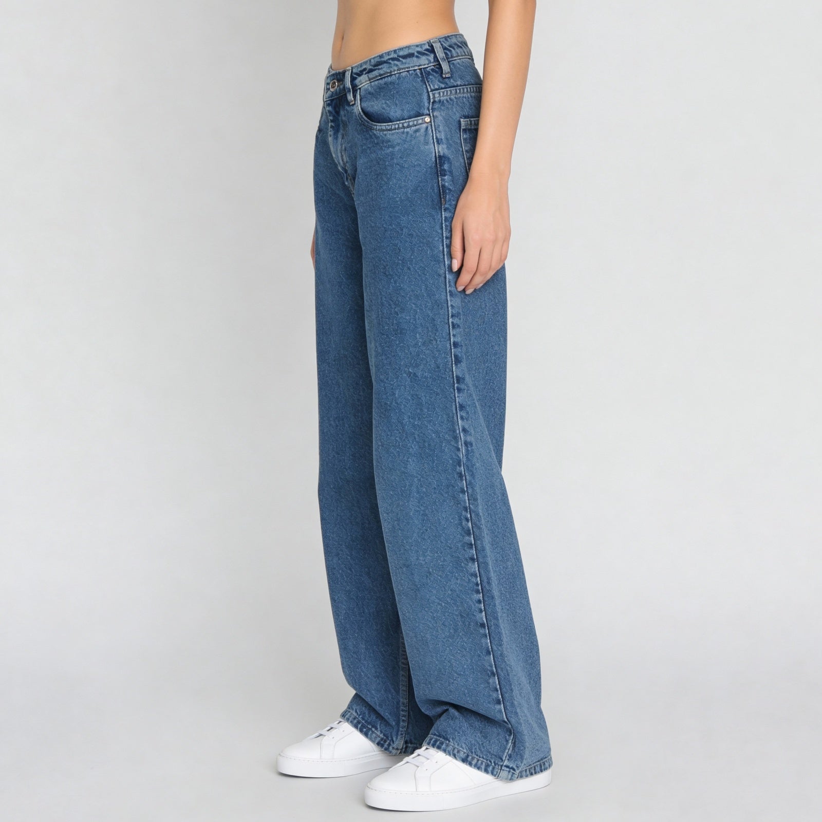 Cotton Spandex Solid Jeans