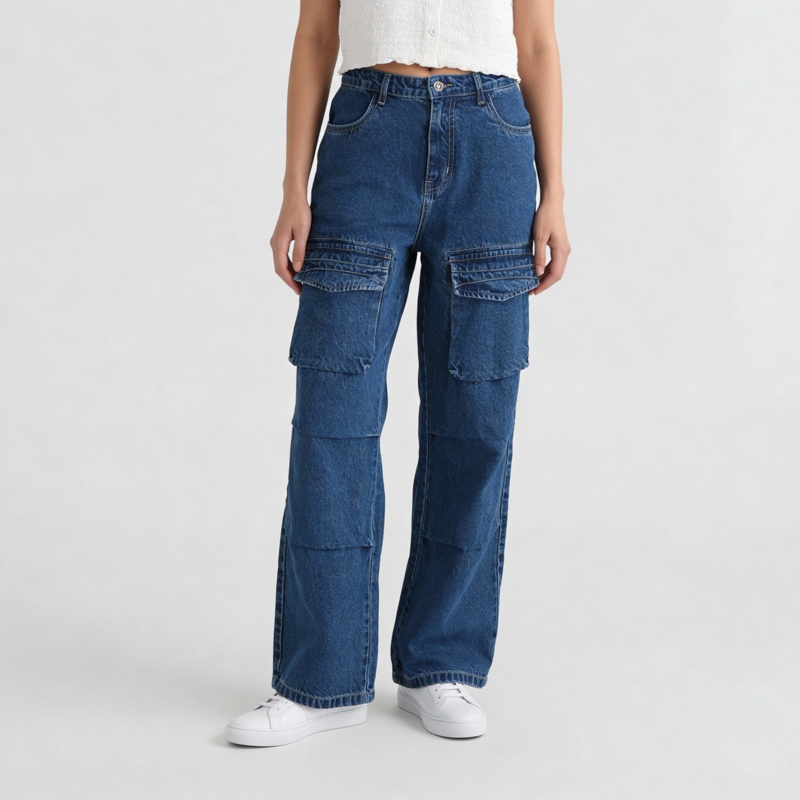Cotton Solid Jeans