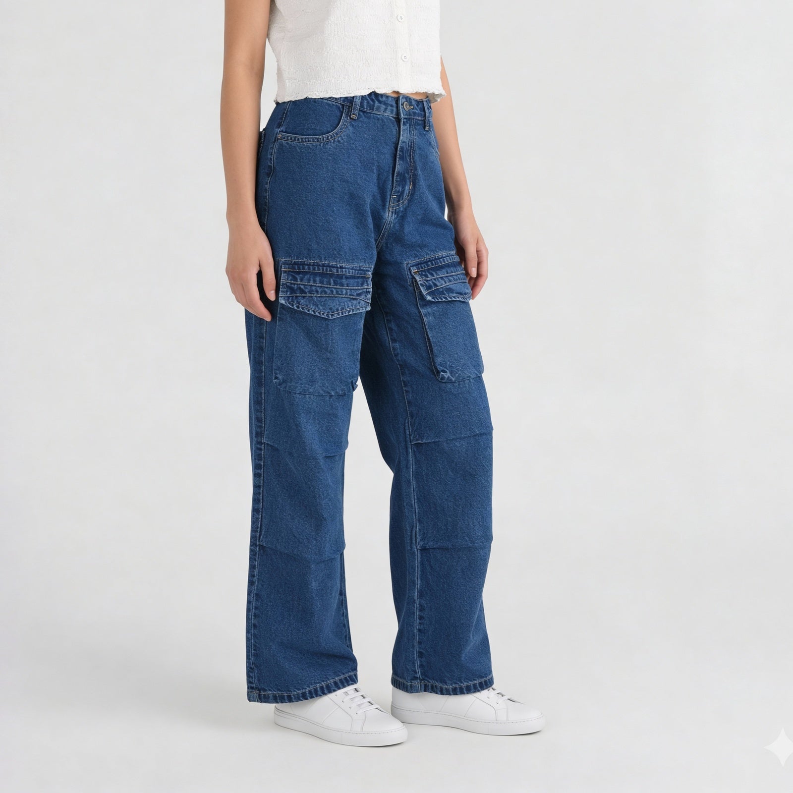 Cotton Solid Jeans