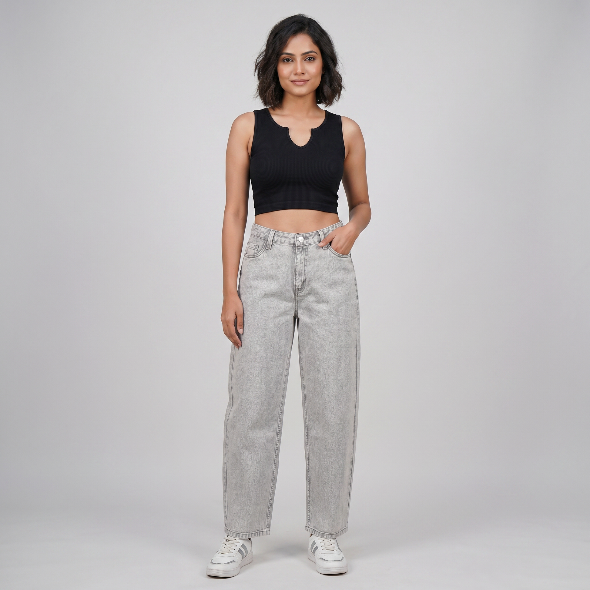 Barel Fit Low Rise Jeans