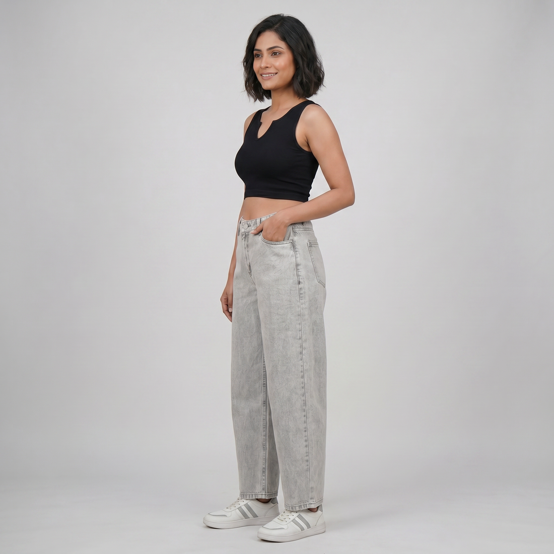 Barel Fit Low Rise Jeans