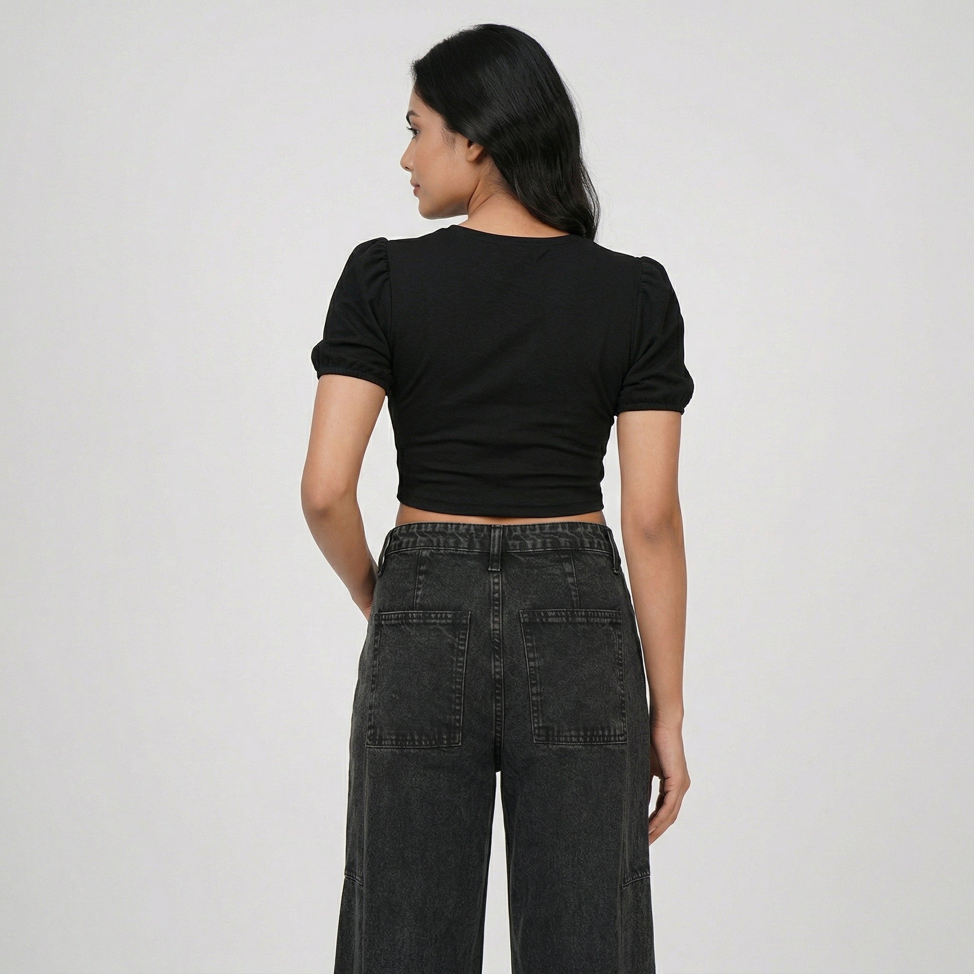 Straight Fit Low Rise Jeans