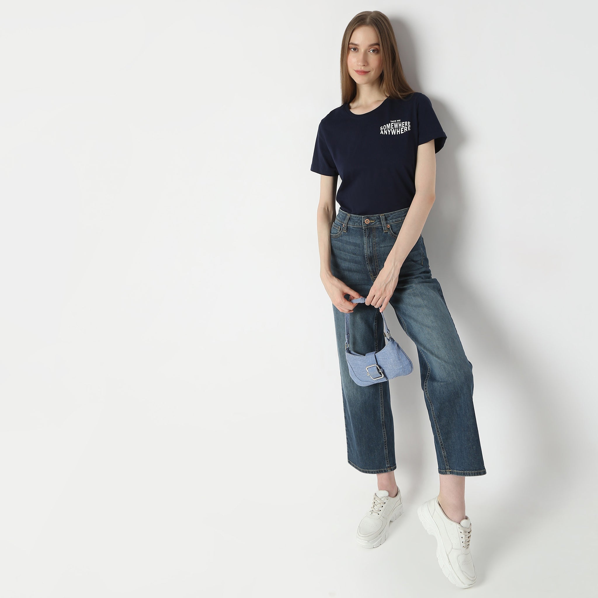 Regular Fit Solid T-Shirt