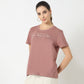 Regular Fit Printed Round Neck T-Shirt