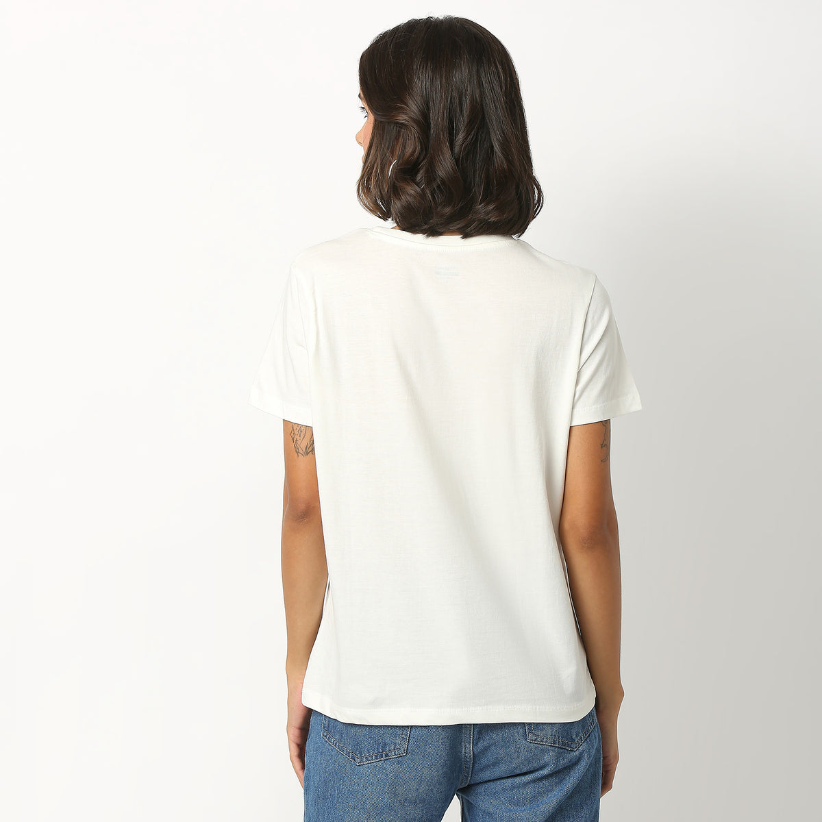 Graphic Cotton Fabric T-Shirt