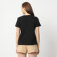 Regular Fit Solid Round Neck Regular Length T-Shirt