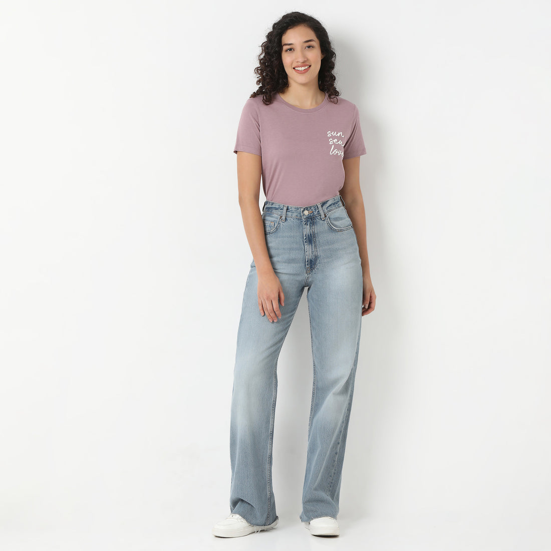 Round Neck Graphic T-Shirt