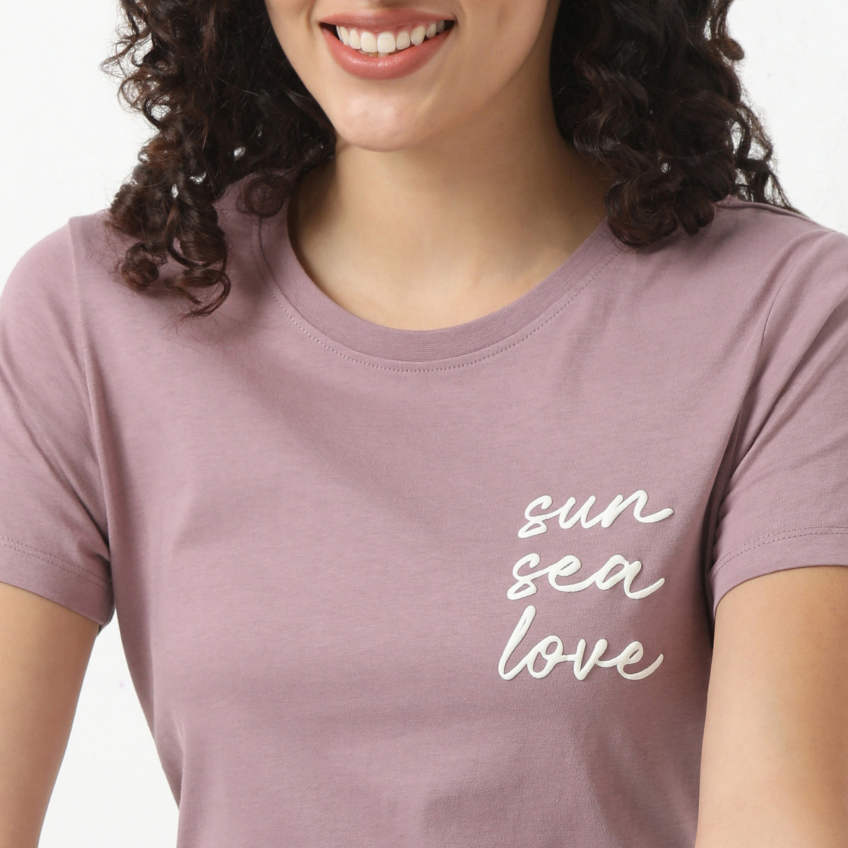 Round Neck Graphic T-Shirt