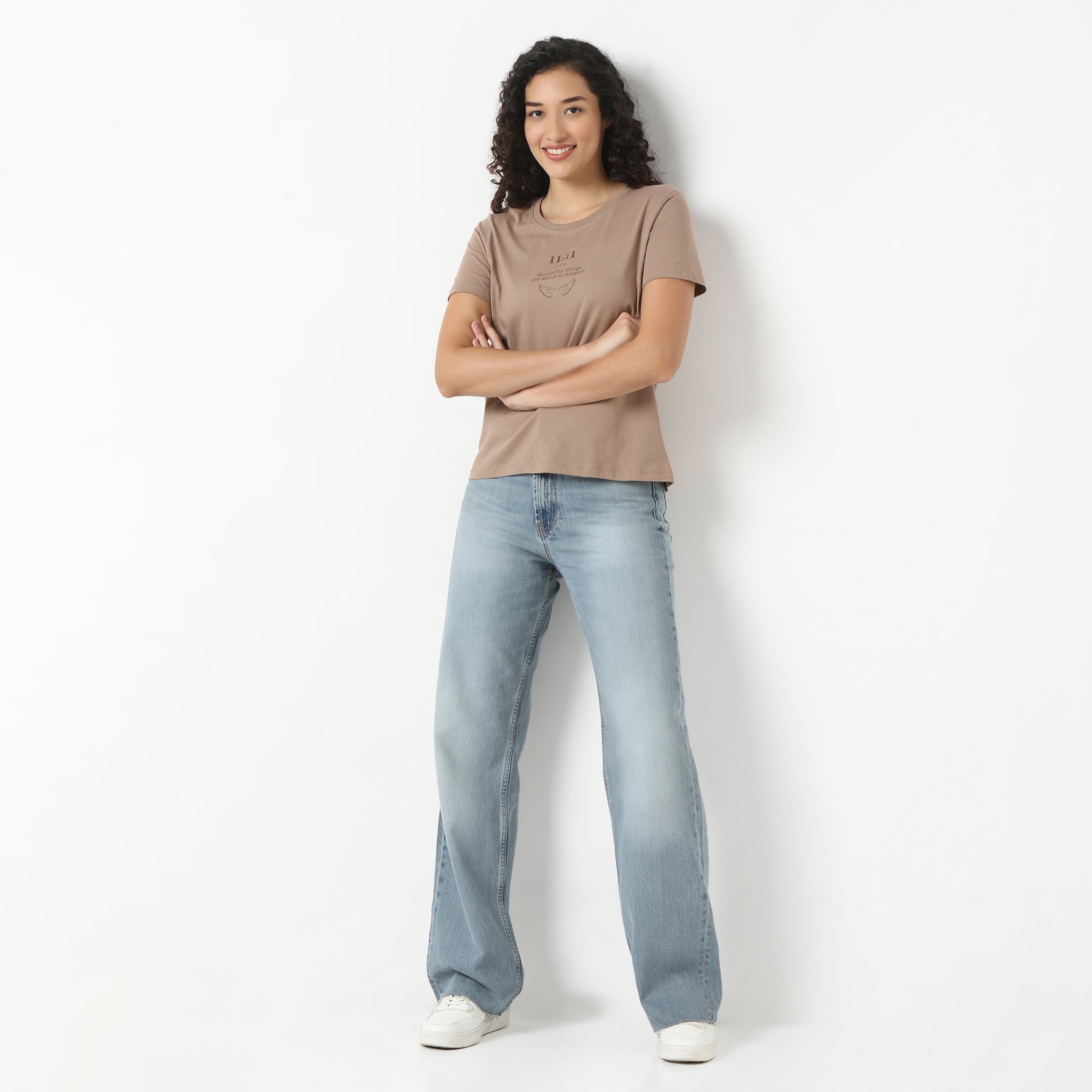 Round Neck Graphic T-Shirt