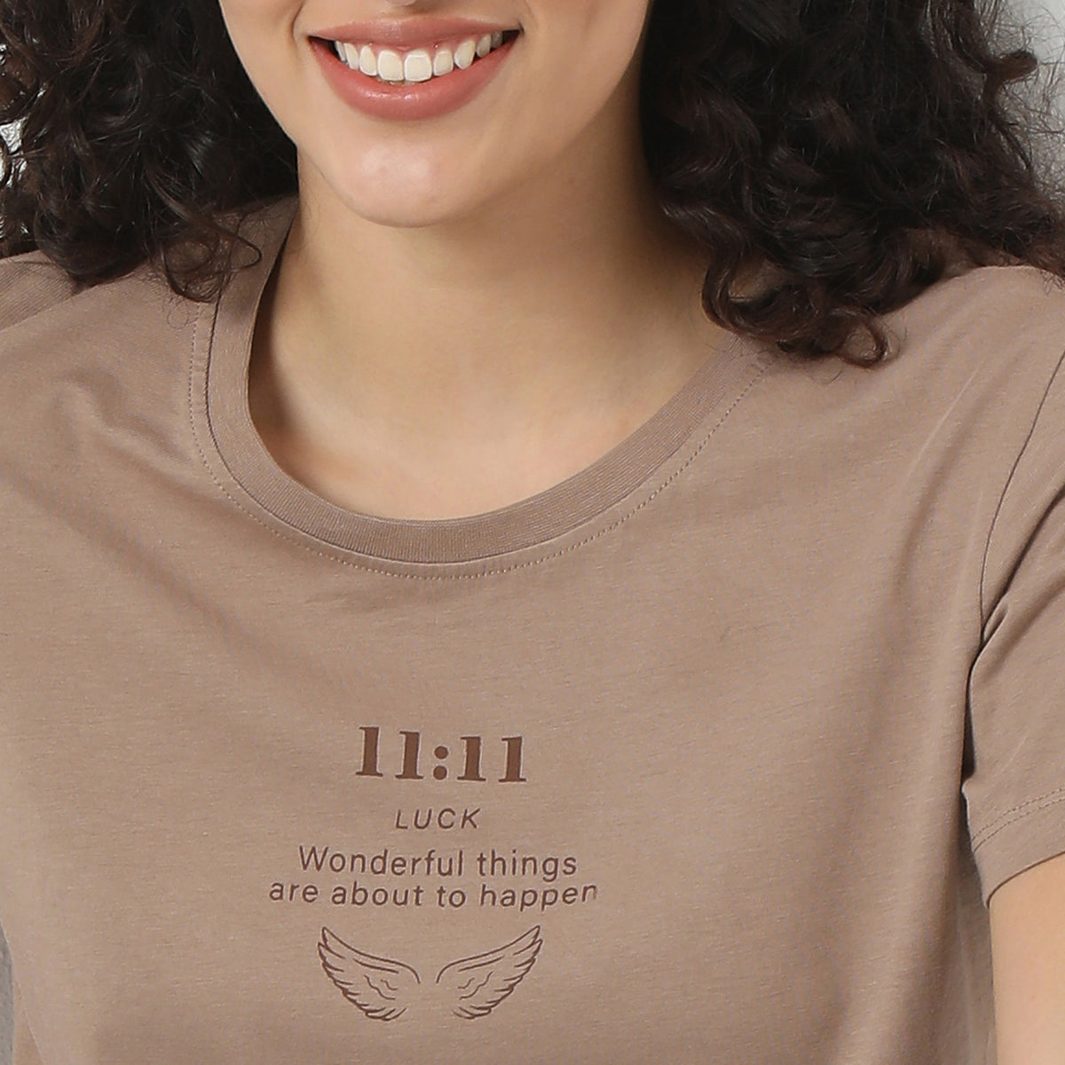 Round Neck Graphic T-Shirt