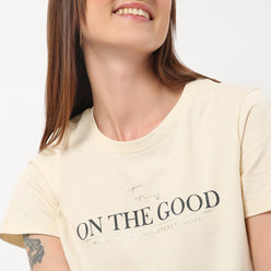 Regular Fit Graphic Round Neck T-Shirt