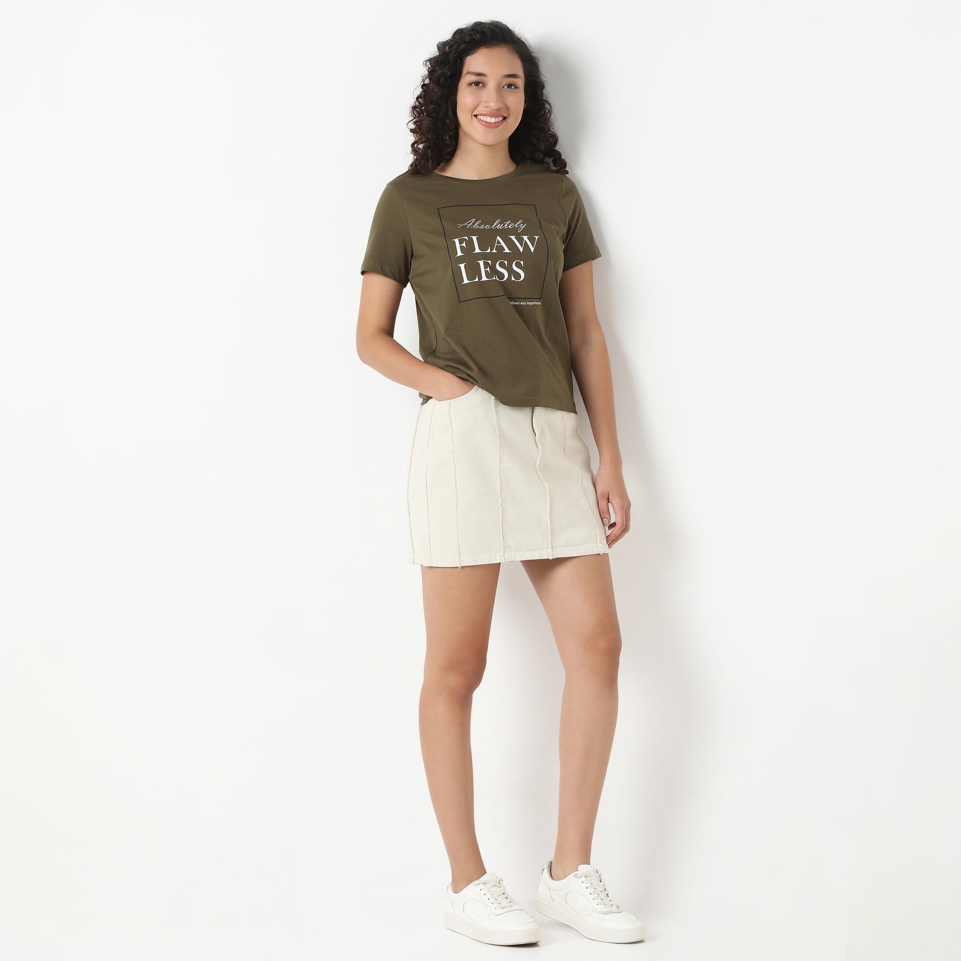 Round Neck Graphic T-Shirt