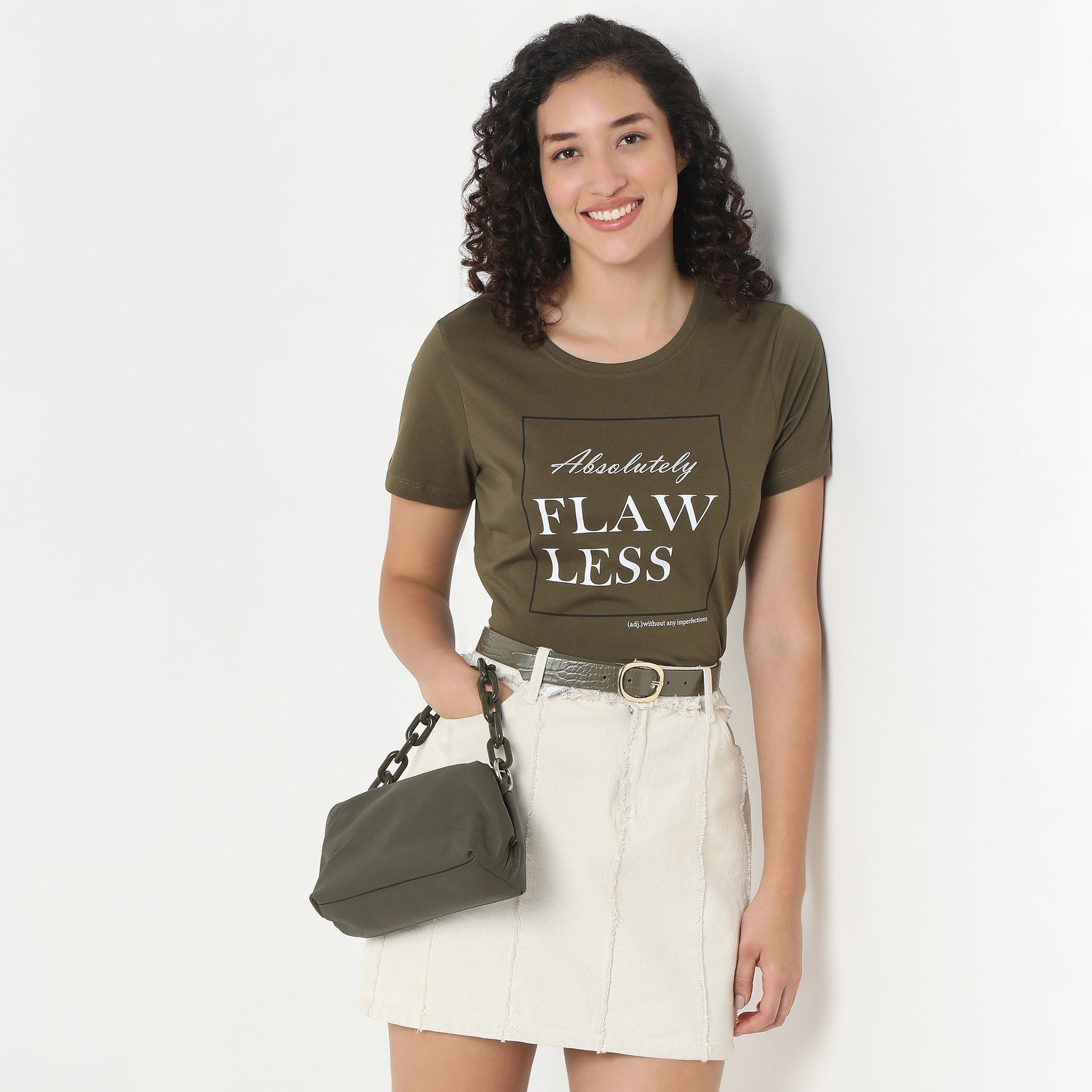 Round Neck Graphic T-Shirt