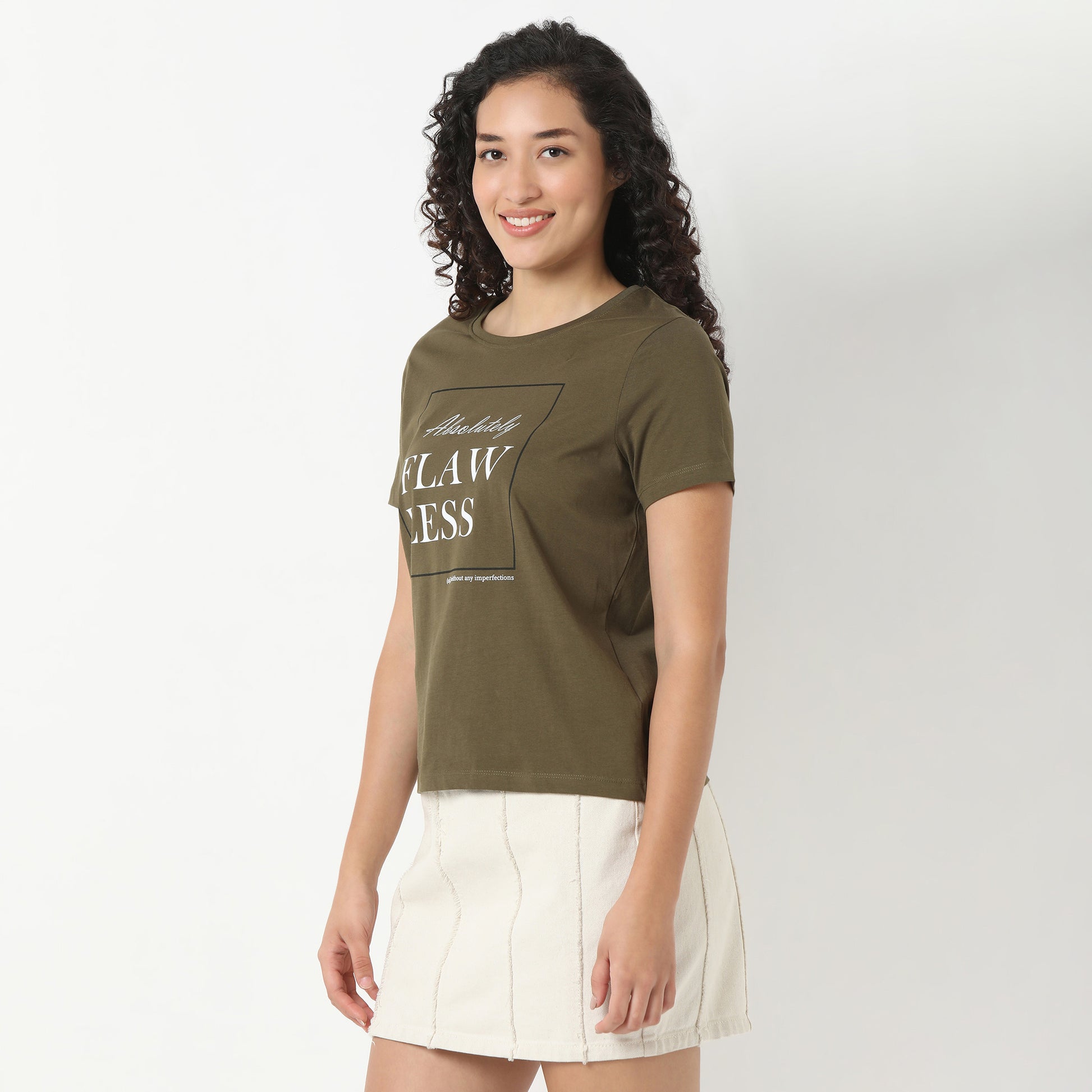 Round Neck Graphic T-Shirt