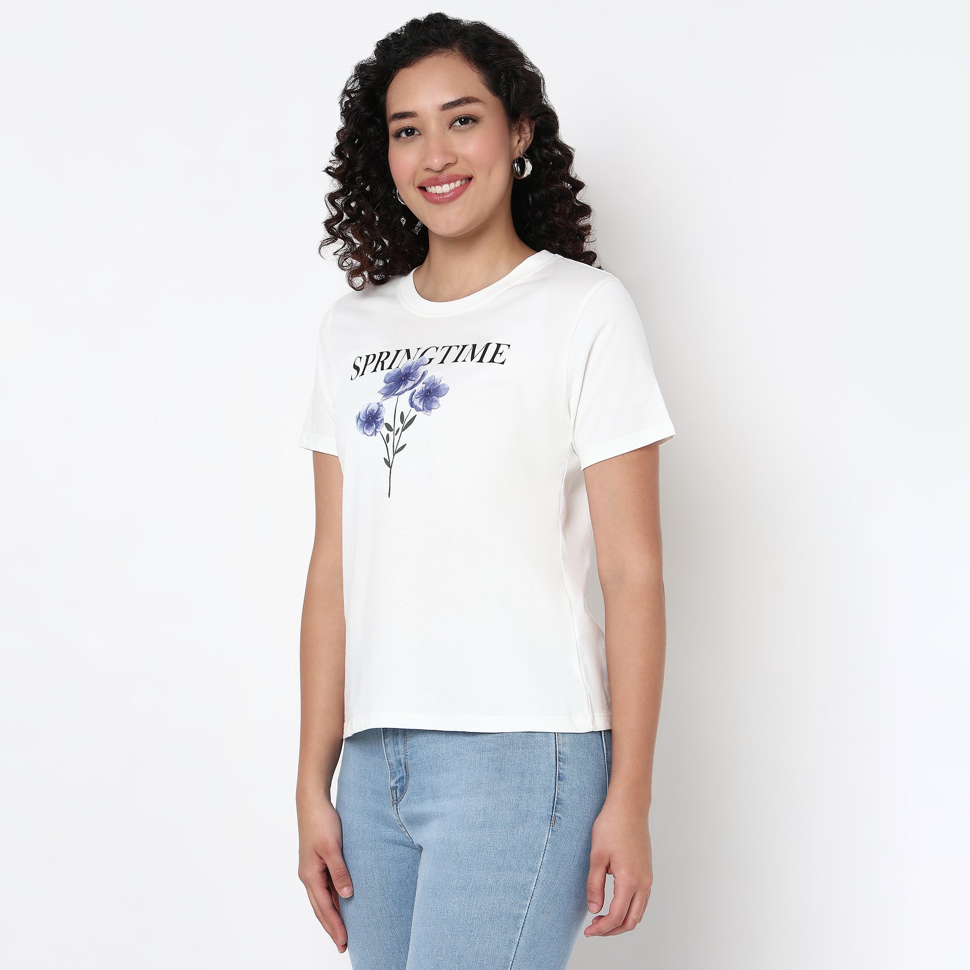 Knitted Graphic T-Shirt