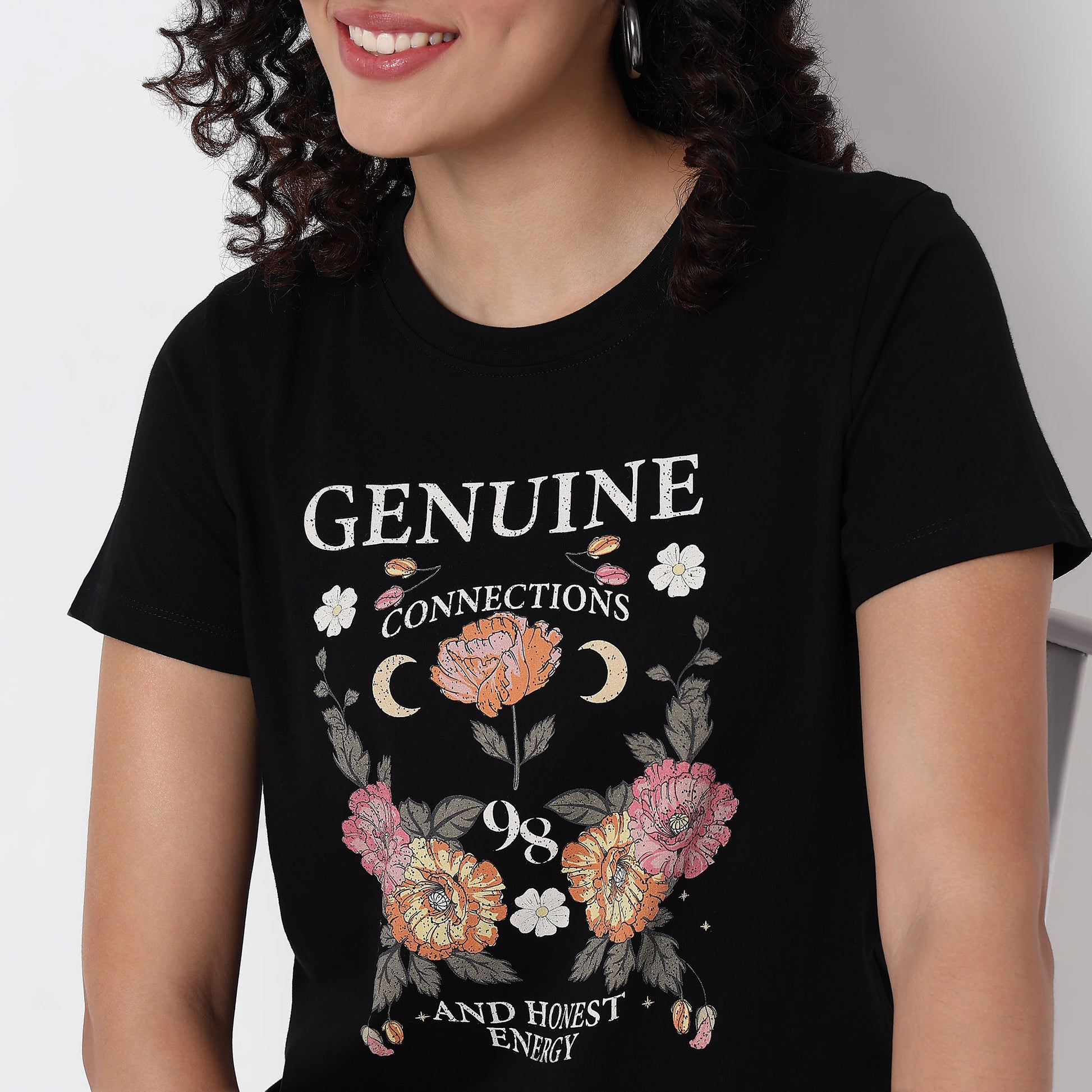 Knitted Graphic T-Shirt