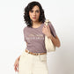 Buy Women Regular Fit Printed Short Sleeve T-Shirt  - Style Union
