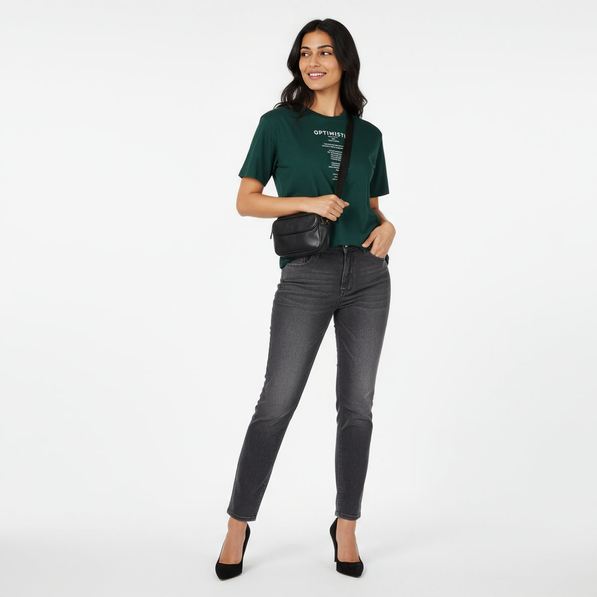 Cotton Graphic Crew Neck T-Shirt