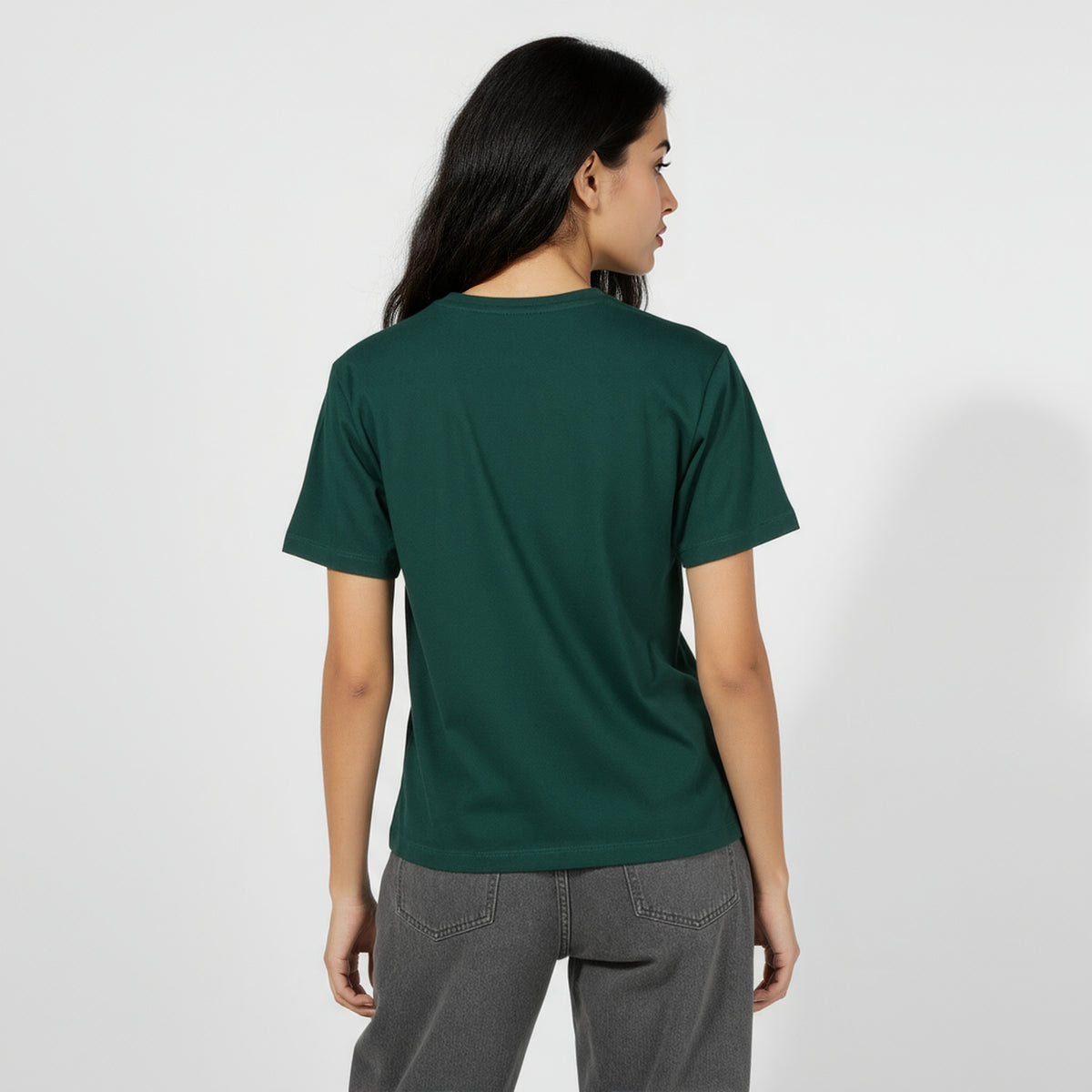 Cotton Graphic Crew Neck T-Shirt