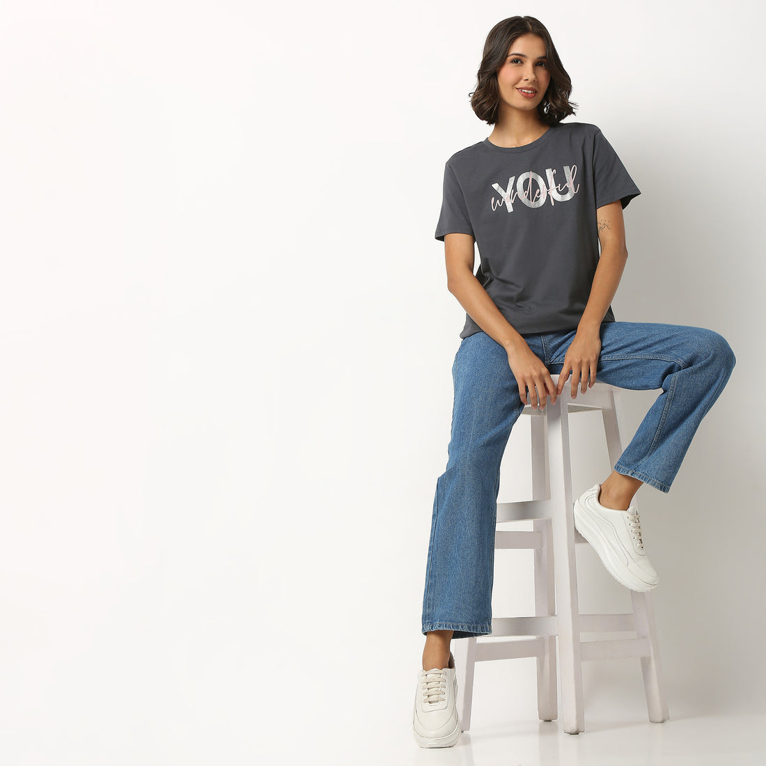 Graphic Cotton Fabric T-Shirt