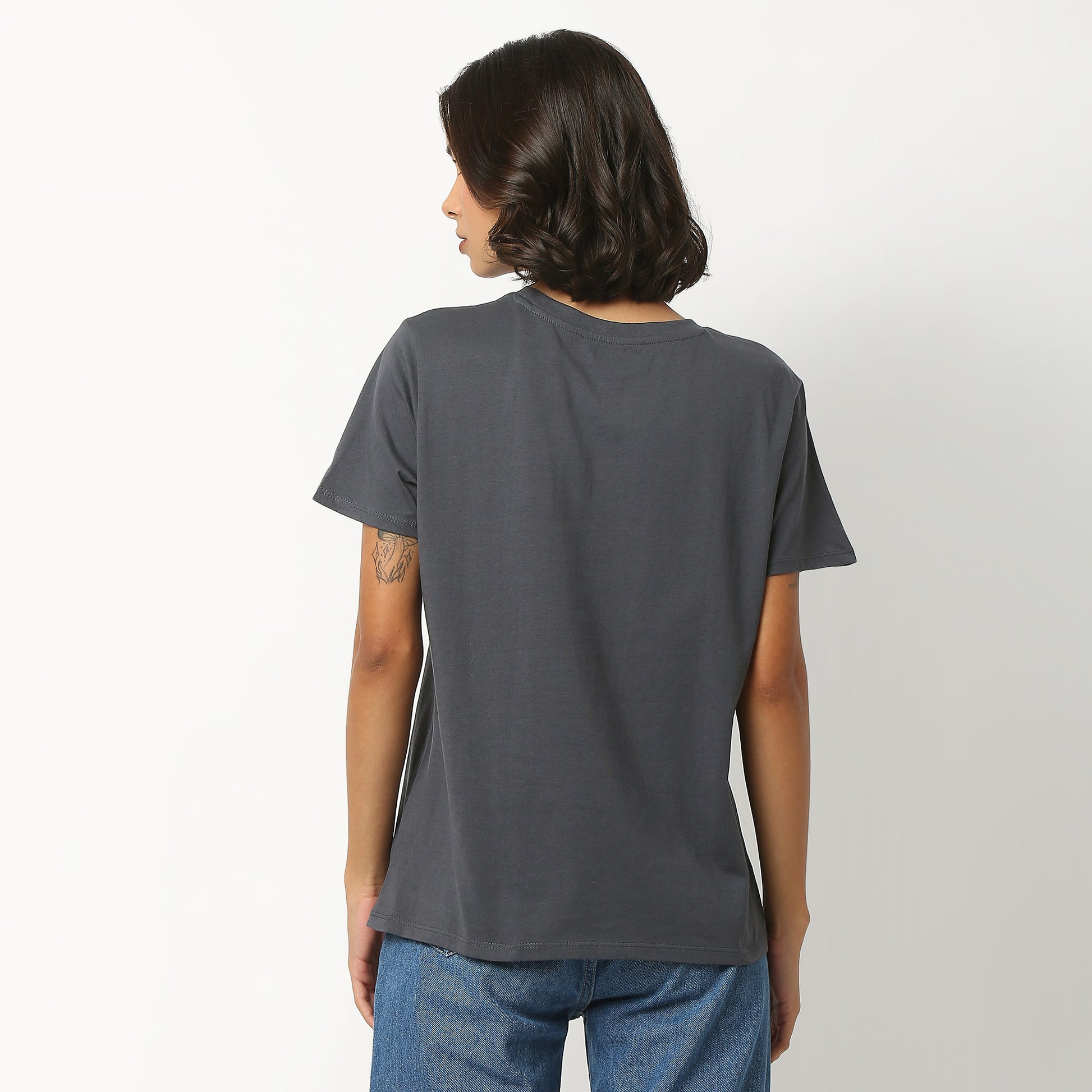 Graphic Cotton Fabric T-Shirt