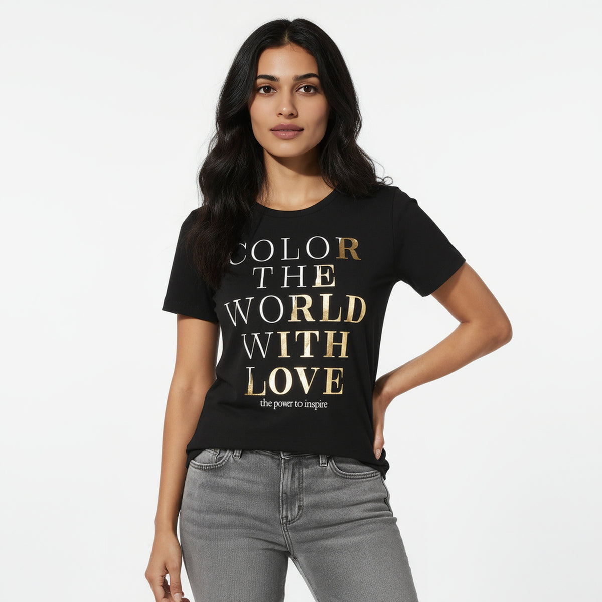 Cotton Graphic Crew Neck T-Shirt