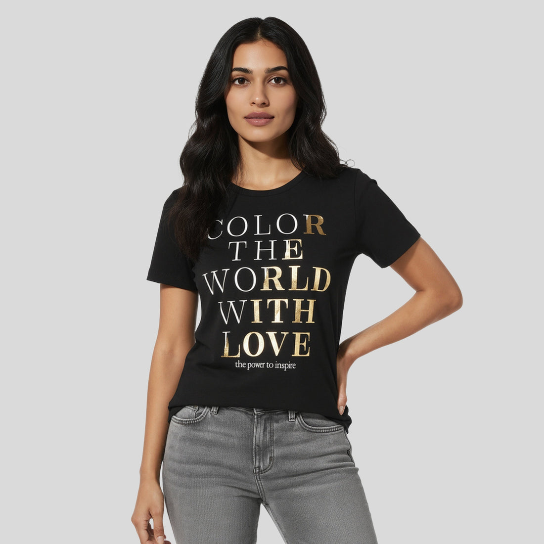 Cotton Graphic Crew Neck T-Shirt