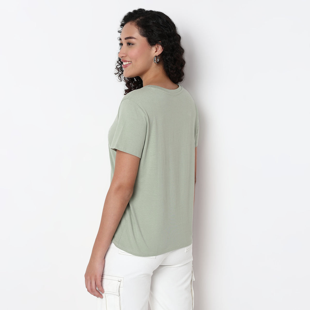 Knitted Graphic T-Shirt