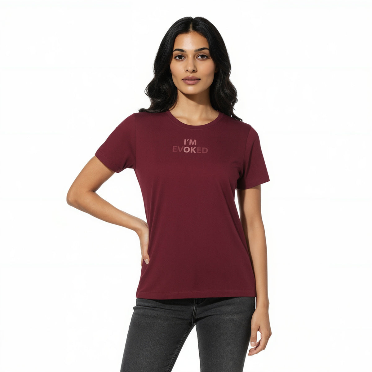 Cotton Crew Neck Graphitee