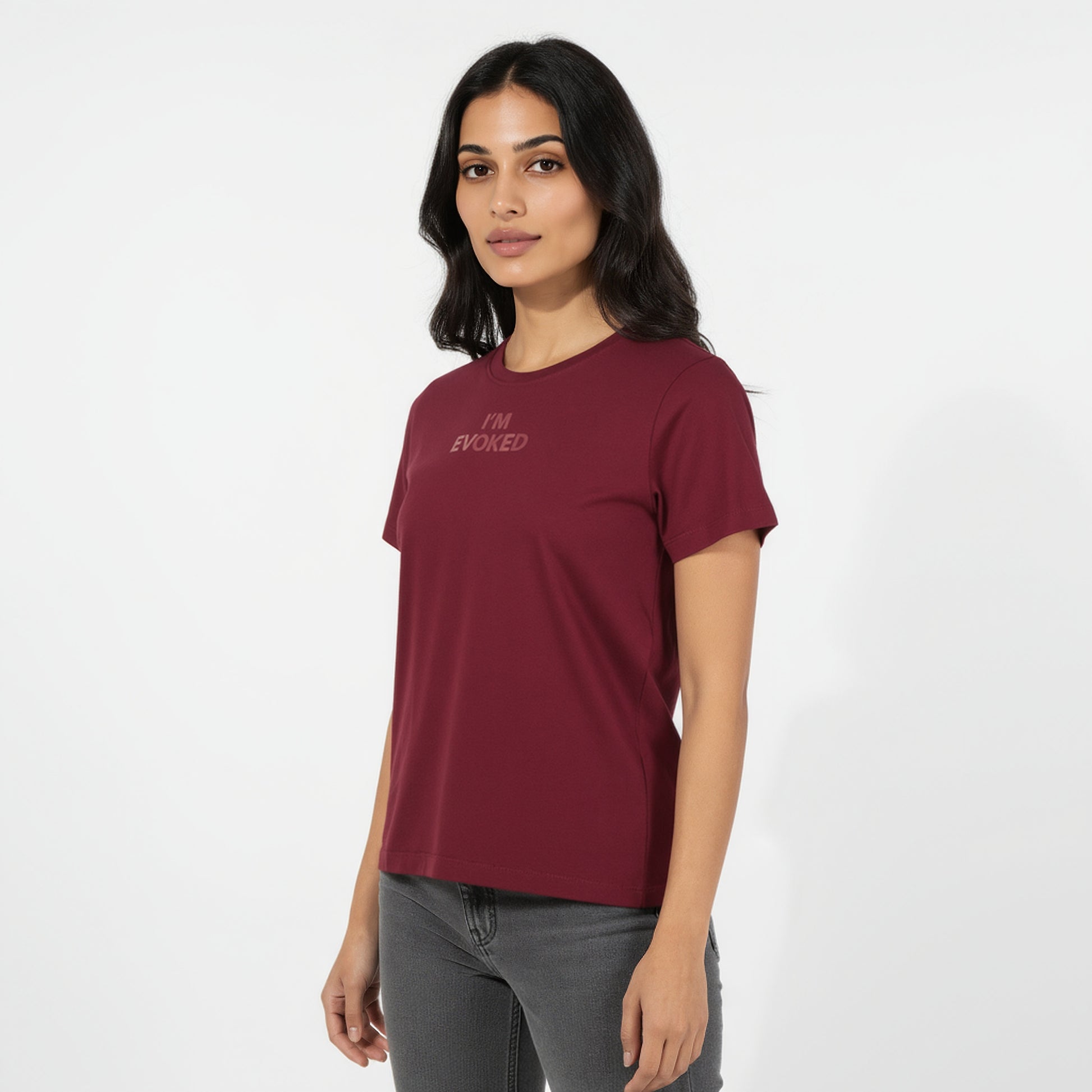 Cotton Crew Neck Graphitee