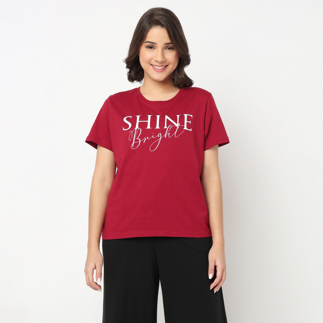 Cotton Crew Neck Graphitee