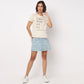 Cotton Crew Neck Graphic T-Shirt