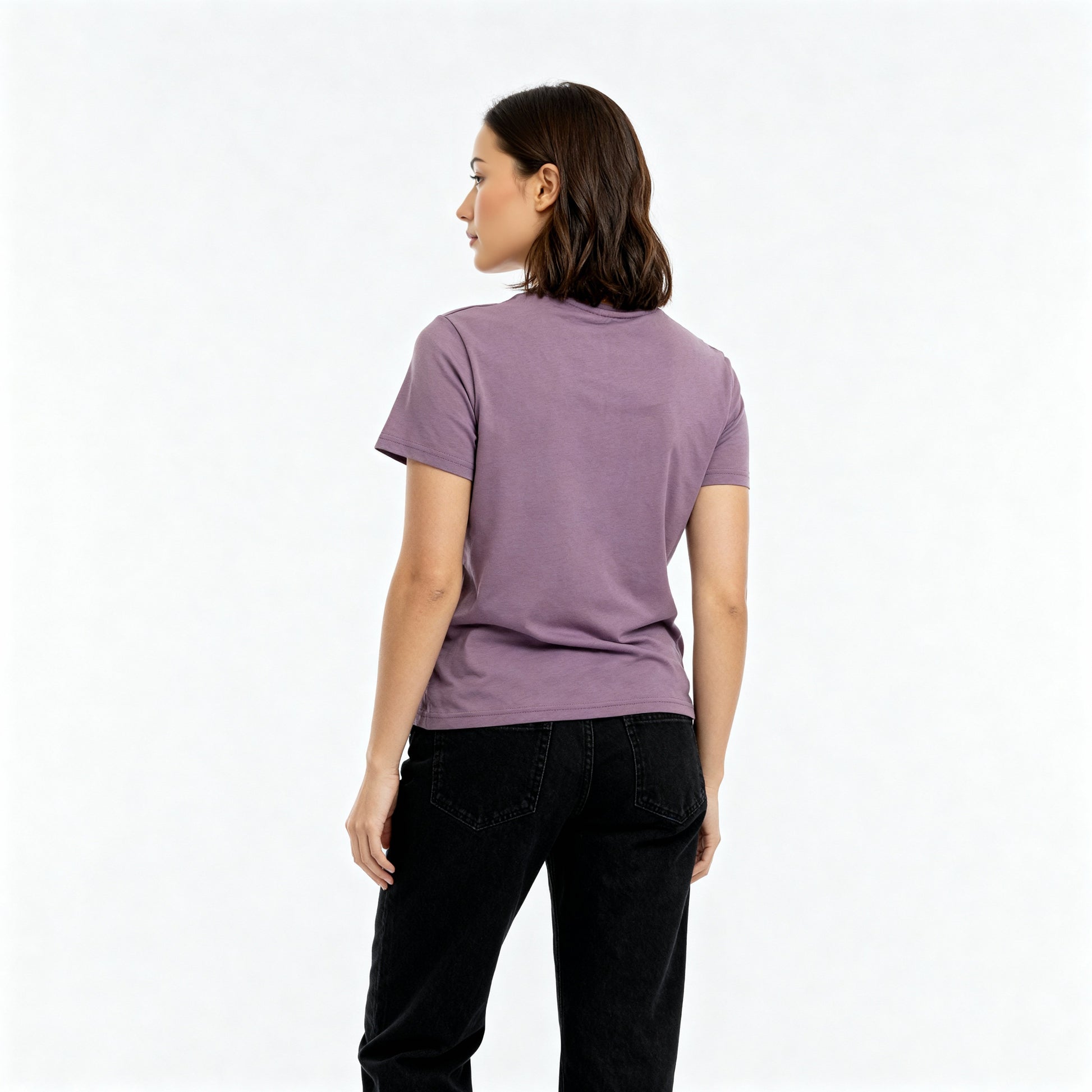 Cotton Crew Neck Graphitee