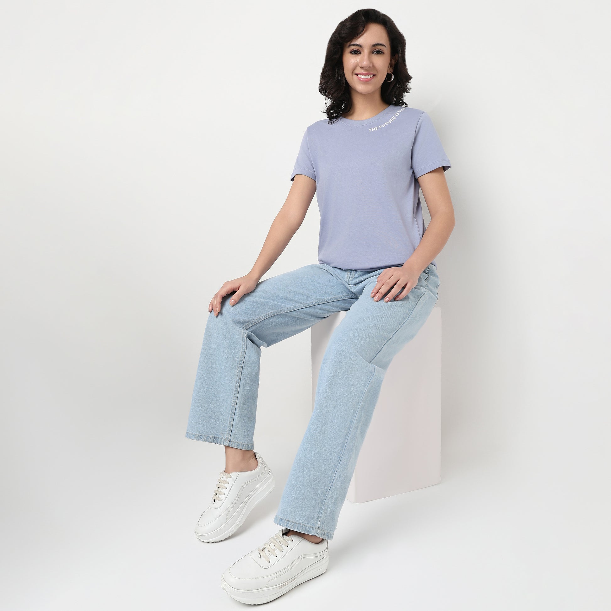 Order Now Women Graphic Crew Neck Regular Fit Casual Wear Tshirt by Style Union