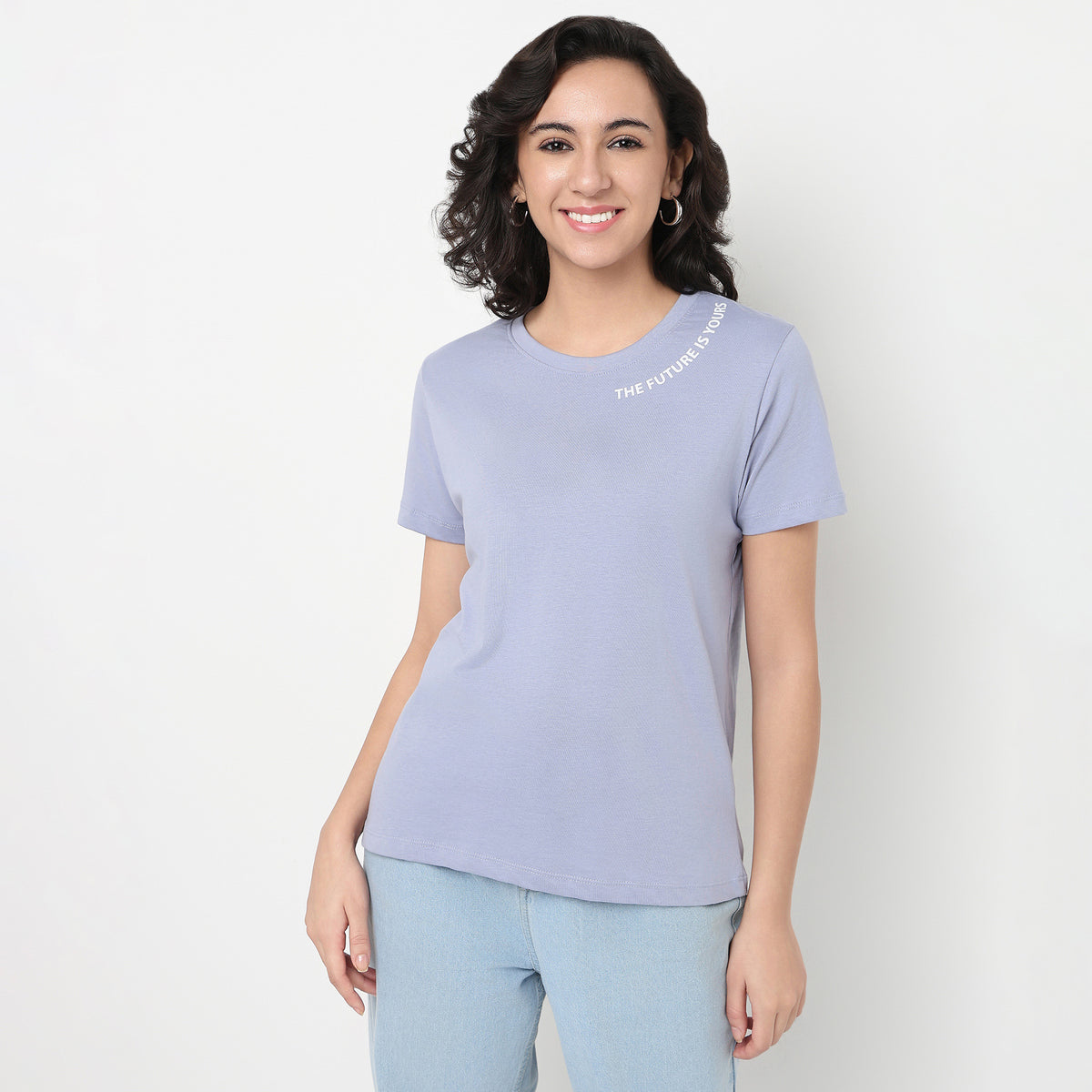 Order Now Women Graphic Crew Neck Regular Fit Casual Wear Tshirt by Style Union