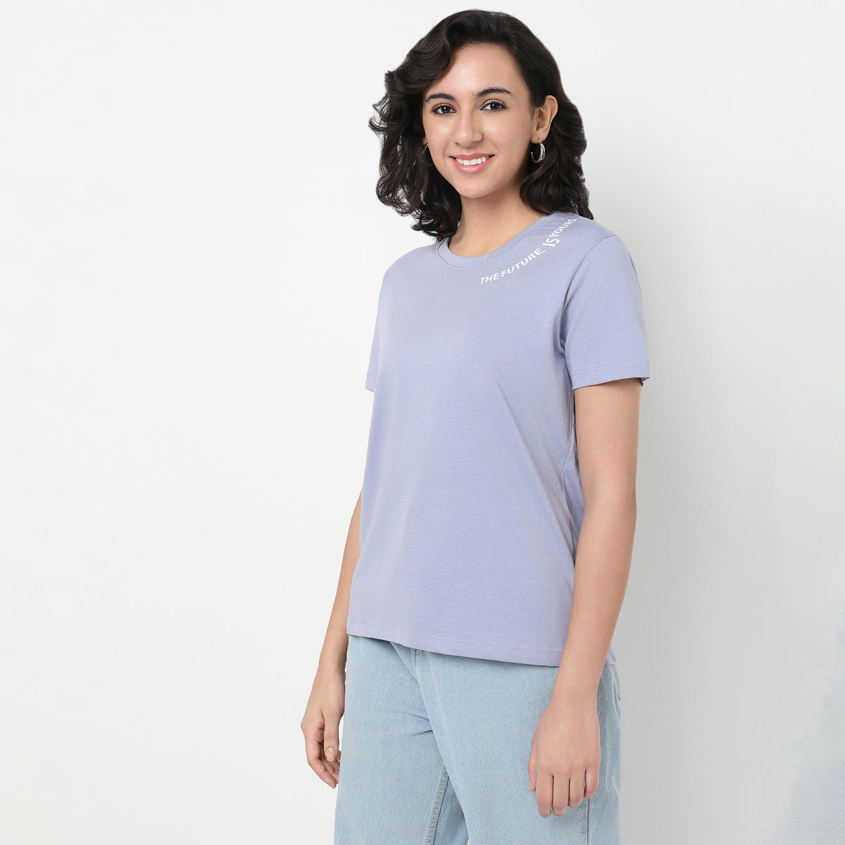 Order Now Women Graphic Crew Neck Regular Fit Casual Wear Tshirt by Style Union