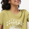 Buy Women Regular Fit Printed Short Sleeve T-Shirt  - Style Union