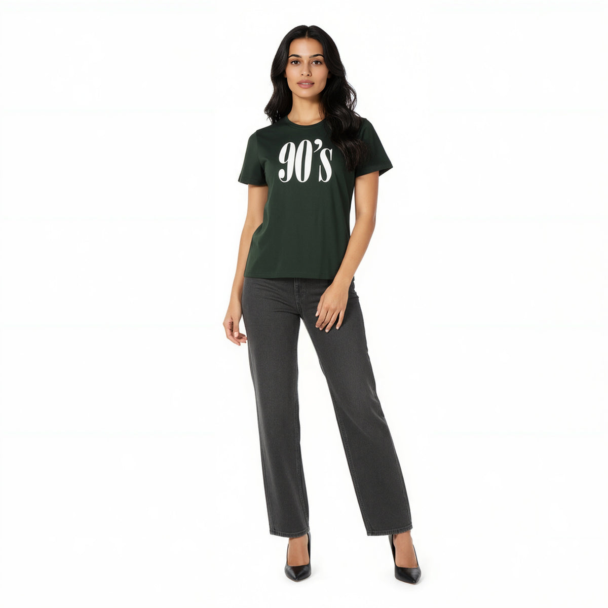 Cotton Graphic Crew Neck T-Shirt