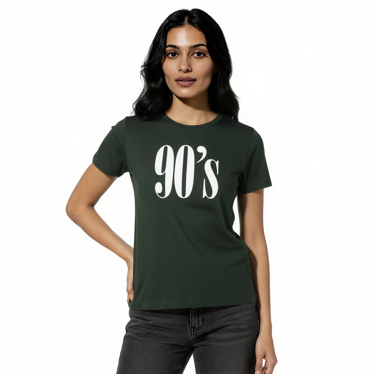 Cotton Graphic Crew Neck T-Shirt