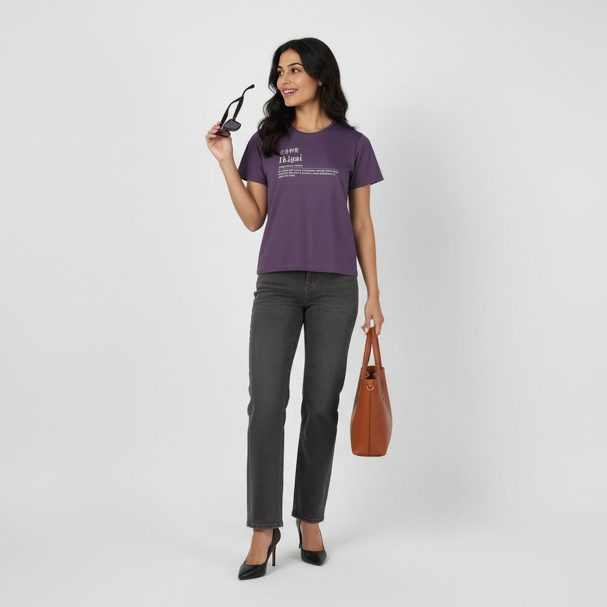 Cotton Graphic Crew Neck T-Shirt