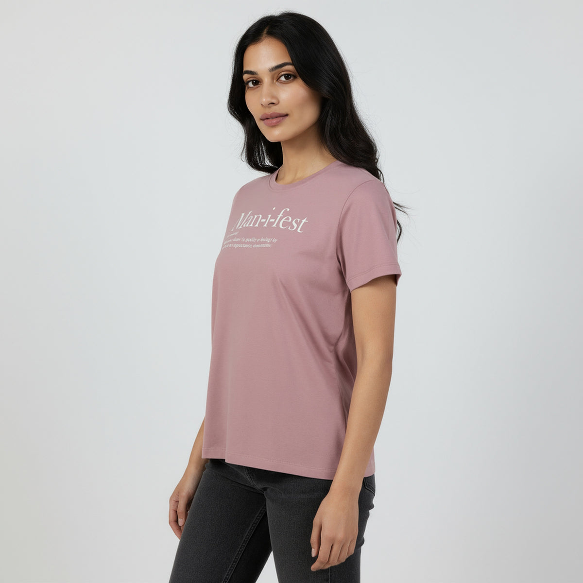 Cotton Graphic Crew Neck T-Shirt